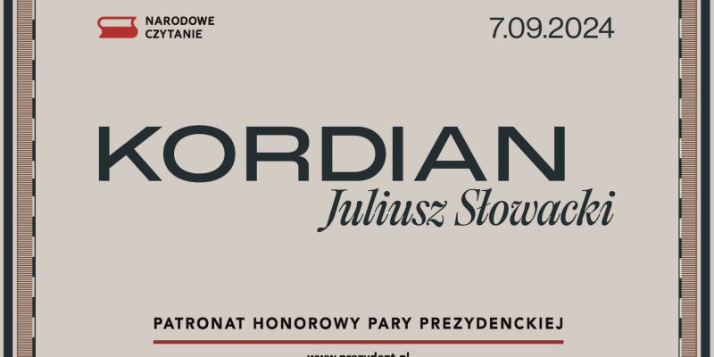 Narodowe Czytanie 2024. Baner